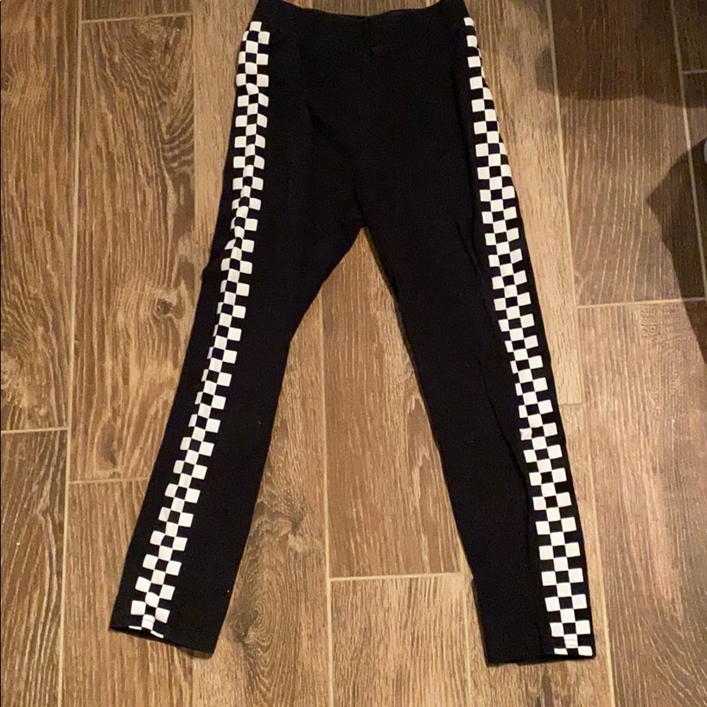 Checkered leggings